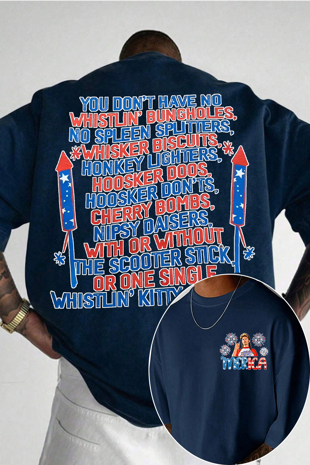 4th of July 2-Sided T-Shirt