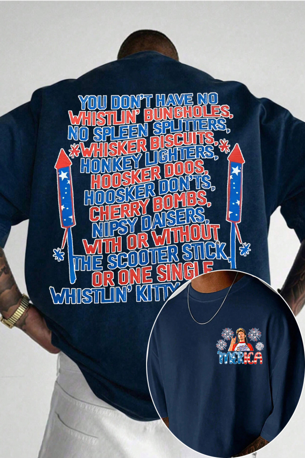 4th of July 2-Sided T-Shirt
