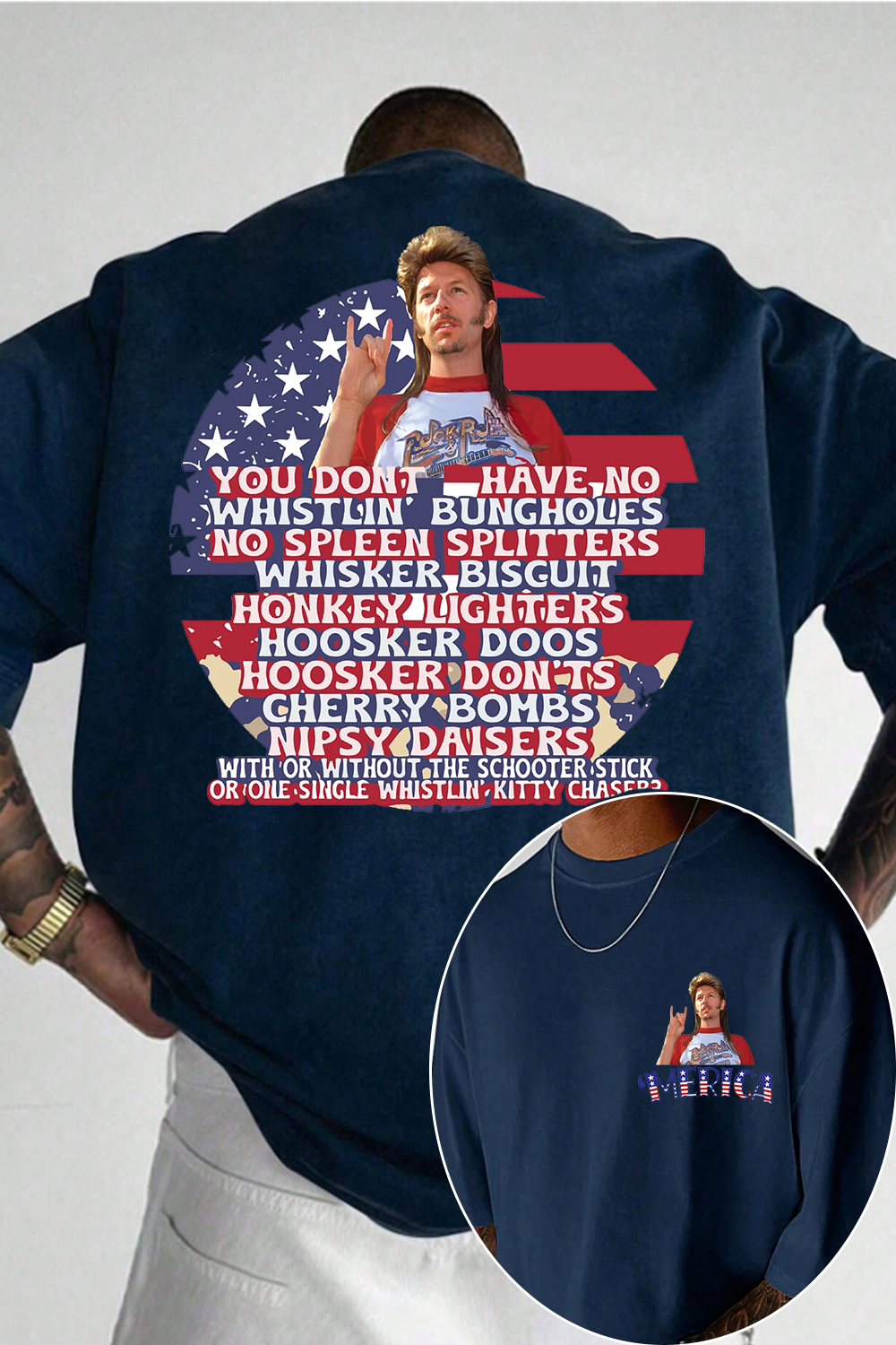 4th of July 2-sided T-shirt