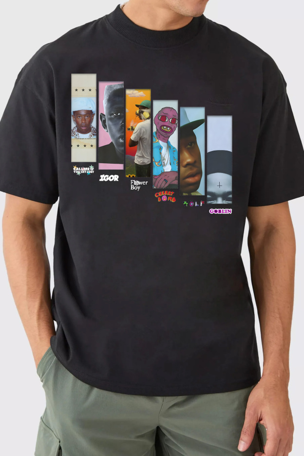 Tyler Merch – Albums Version 9 Tshirts– Men