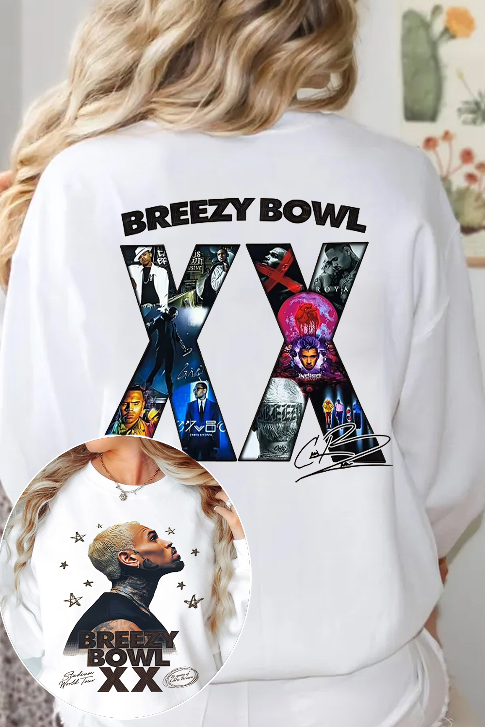 2 Sided CB Graphic Sweatshirt For Women