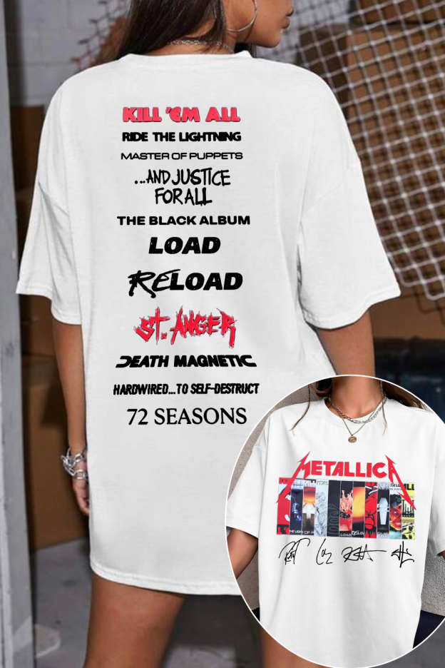 Metallica albums T-SHIRT