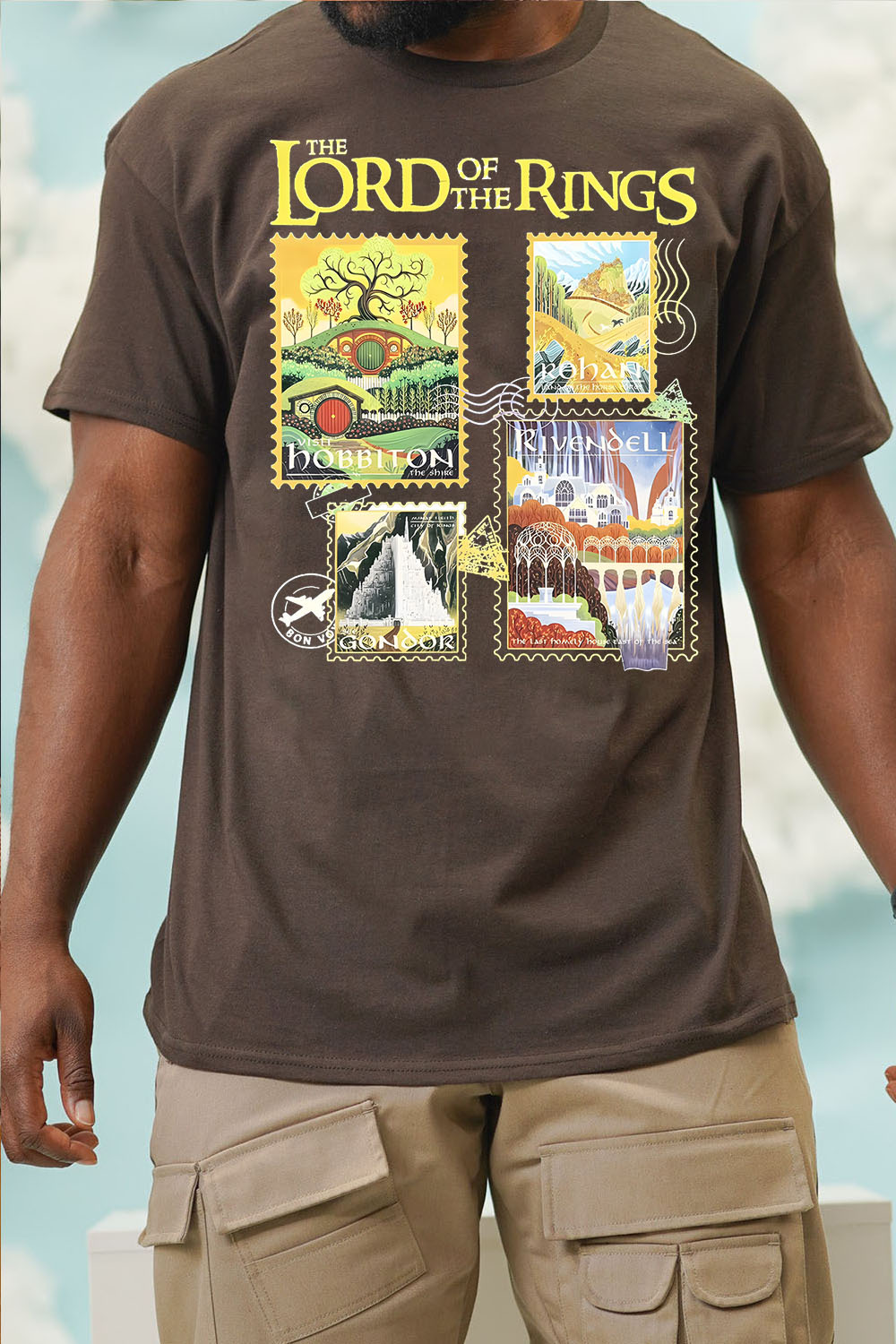 Lord of the Rings stamp T-shirt