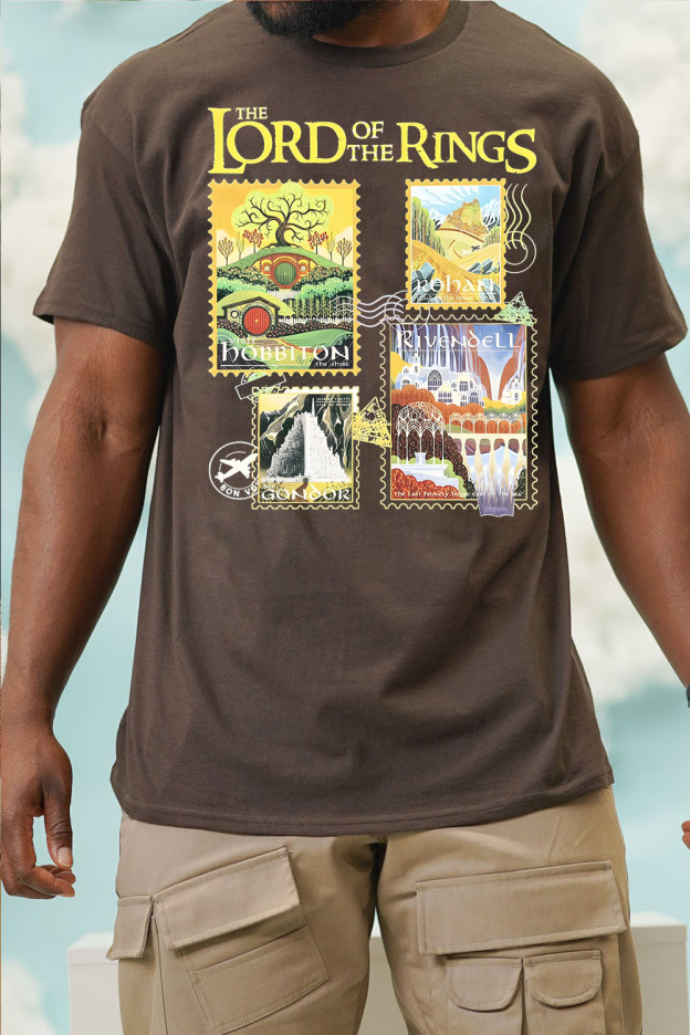 Lord of the Rings stamp T-shirt