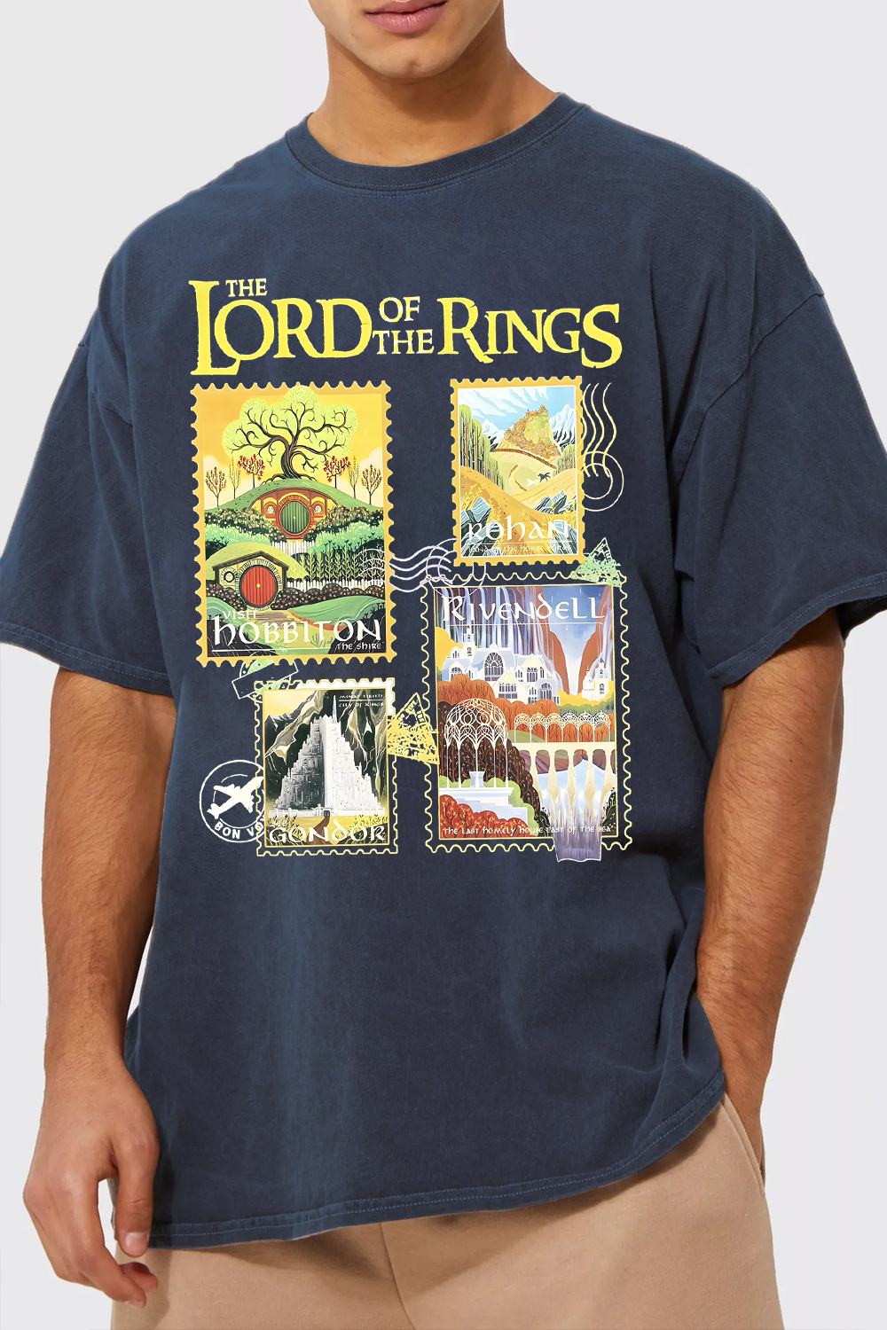 Lord of the Rings stamp T-shirt