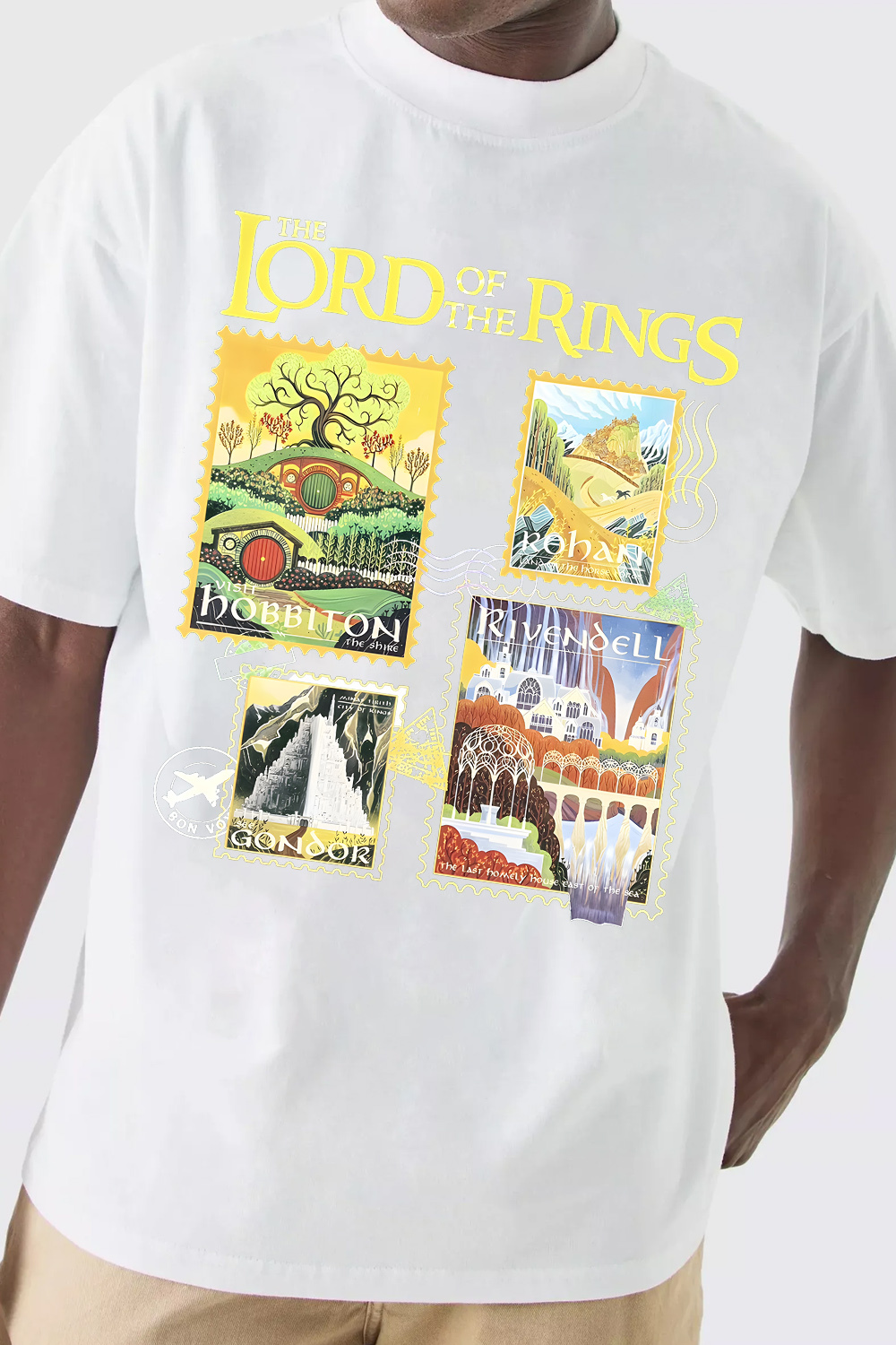 Lord of the Rings stamp T-shirt