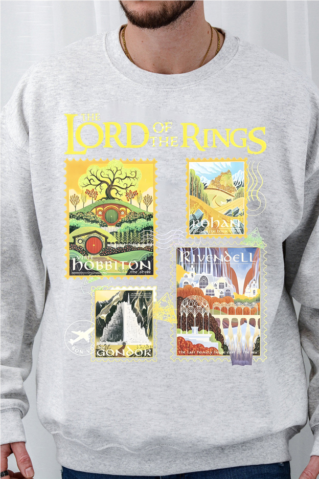 The Lord of the Rings Stamp  Mens Sweatshirt