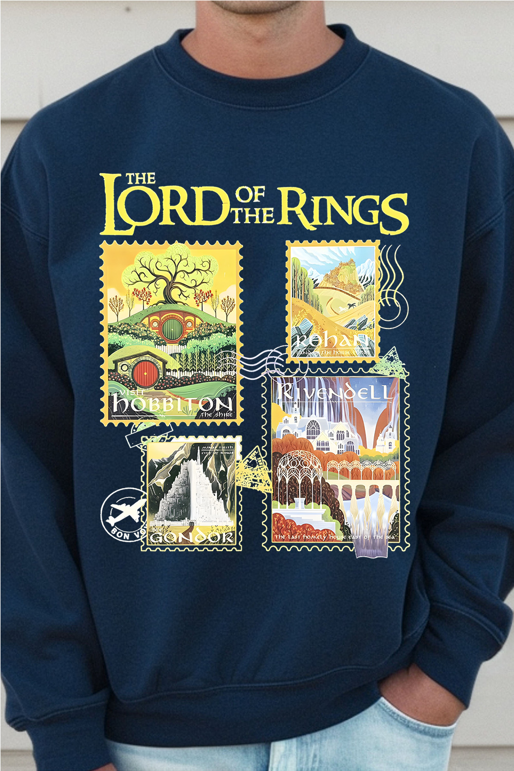 The Lord of the Rings Stamp  Mens Sweatshirt