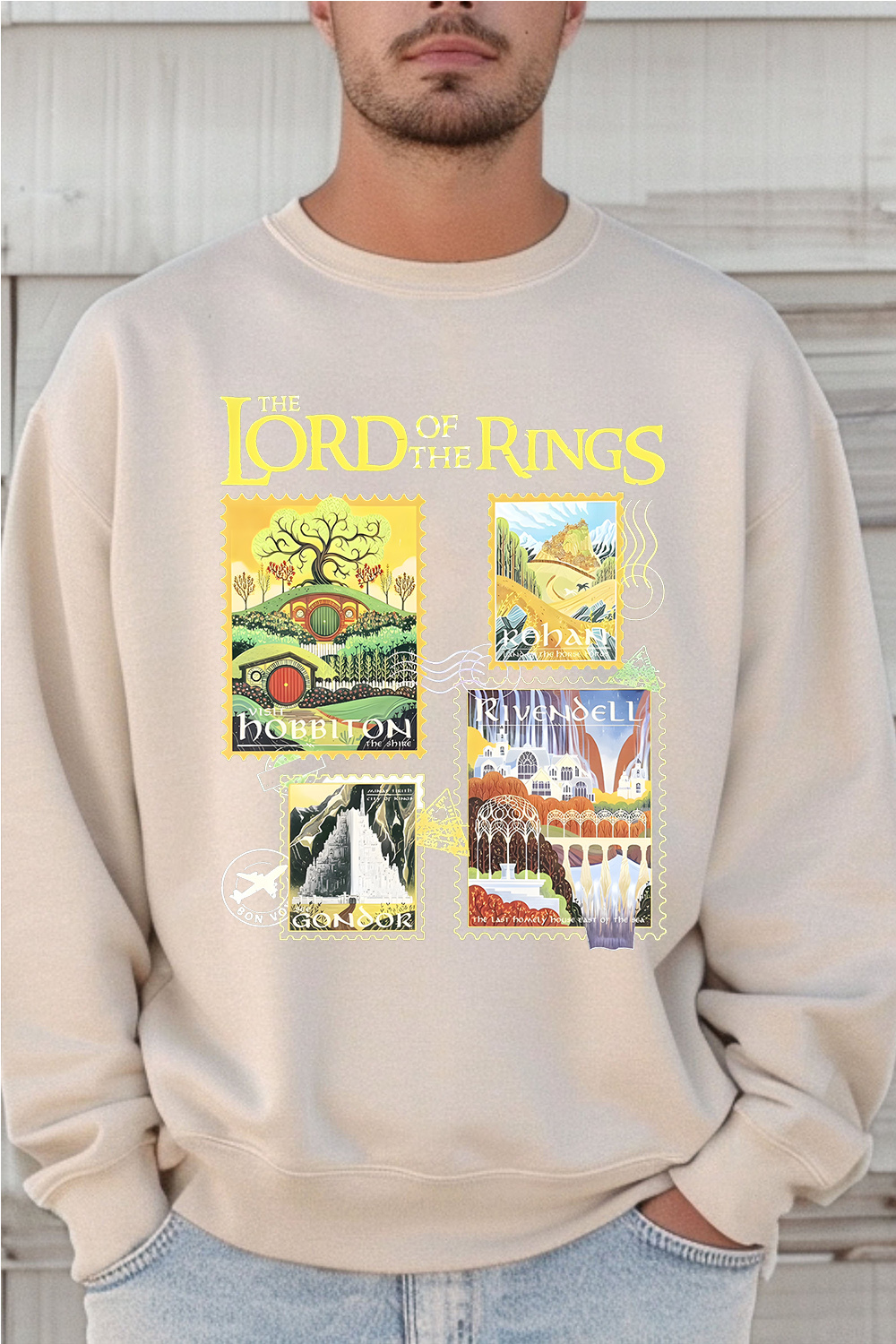 The Lord of the Rings Stamp  Mens Sweatshirt
