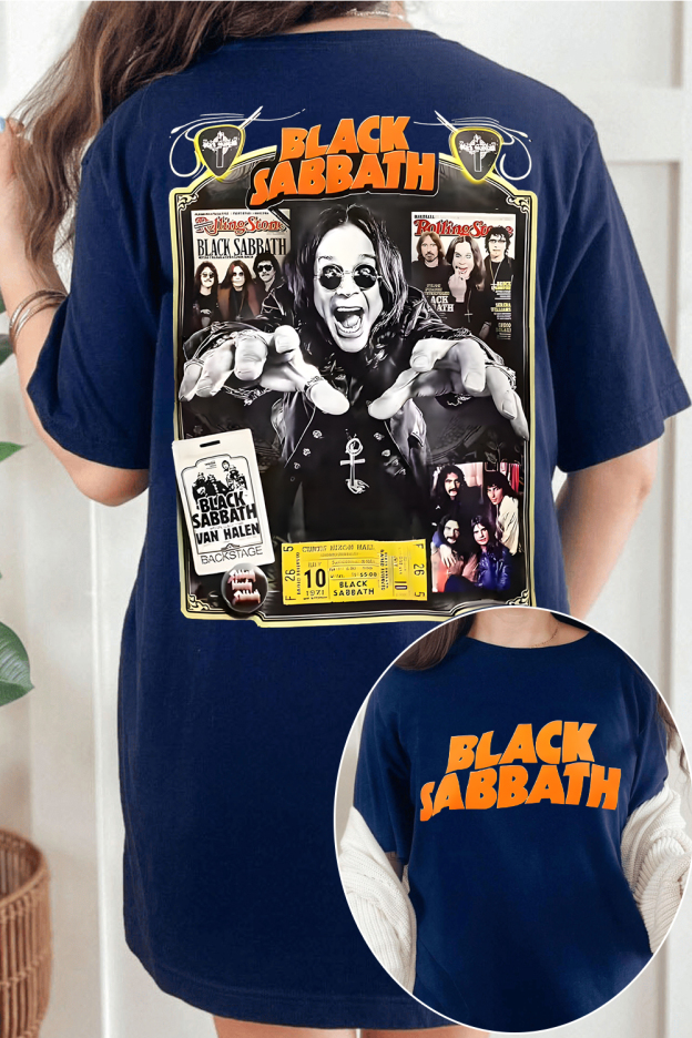 Blacksabbath Ozzyosbourne women tee