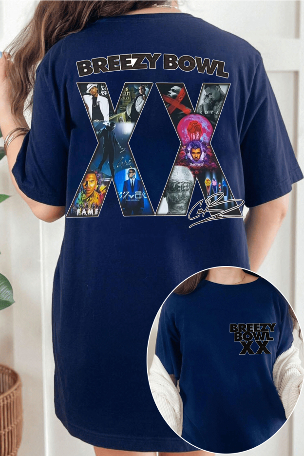 2 Sided chris b Graphic Shirt For Women