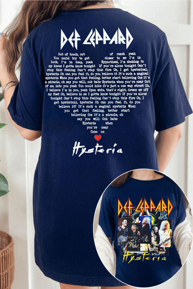 Defleppard rockband T-shirt For Women