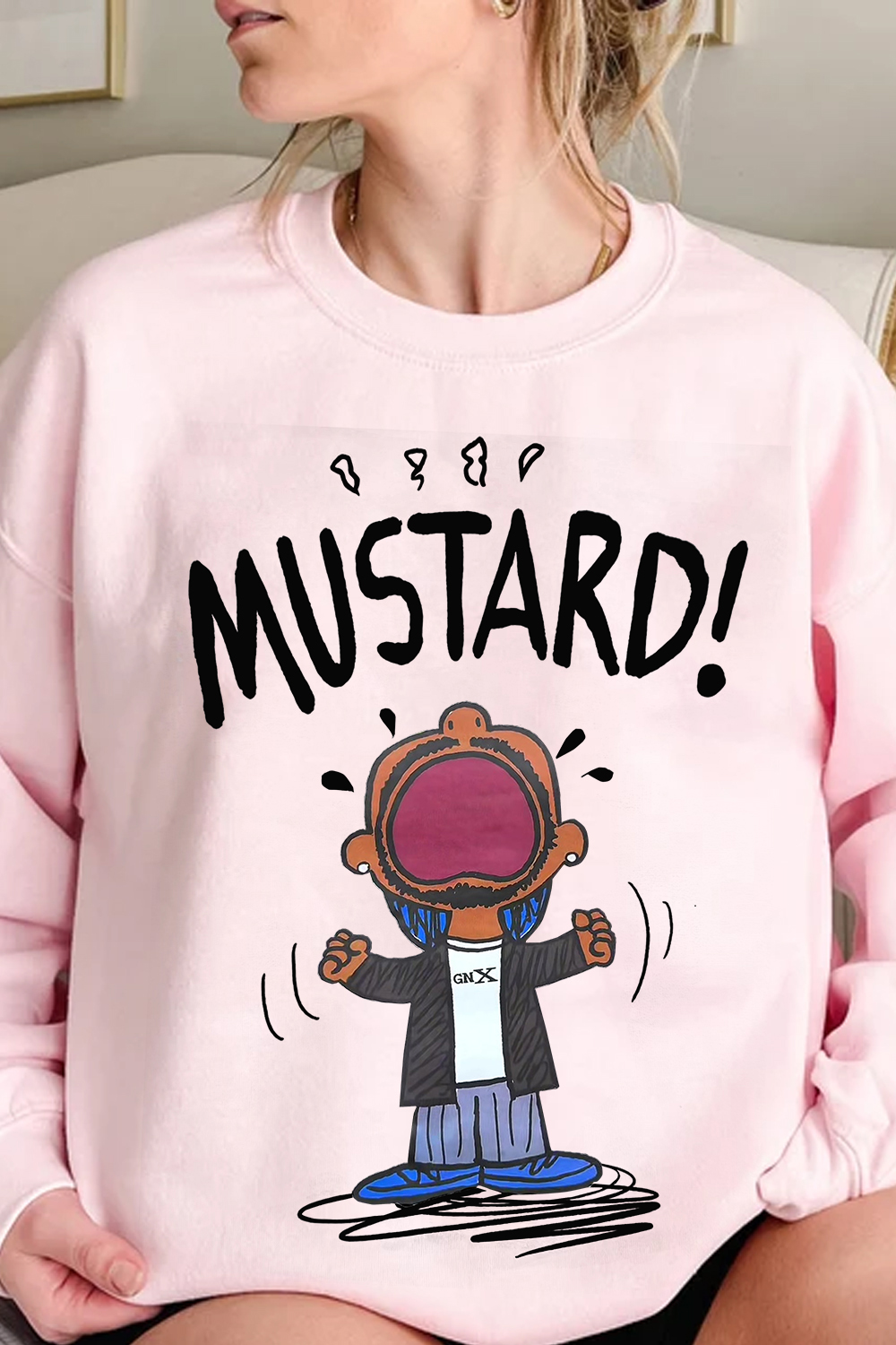 kendricklamar crew neck sweatshirt