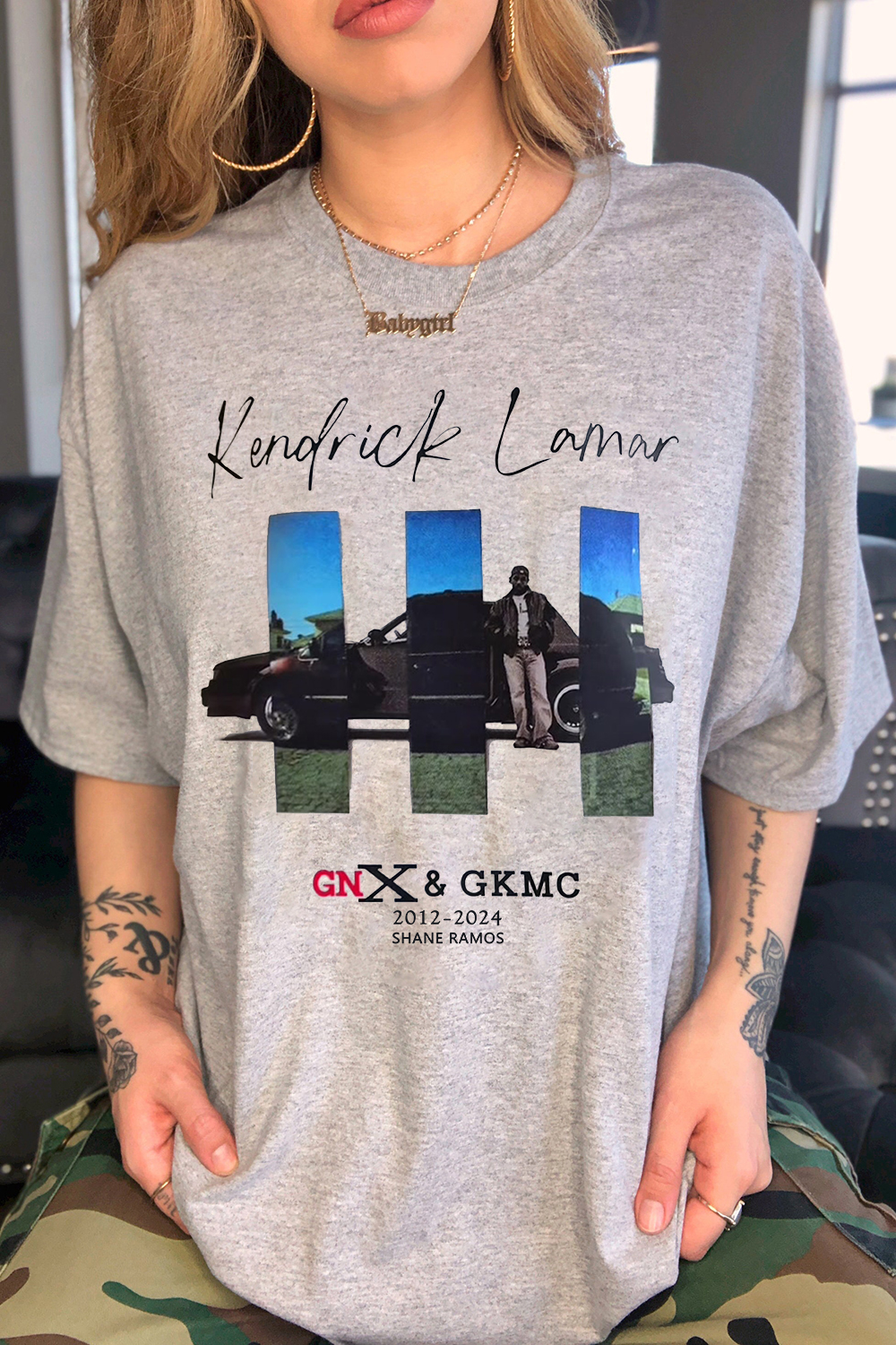 Kendricklamar casual round neck t-shirt