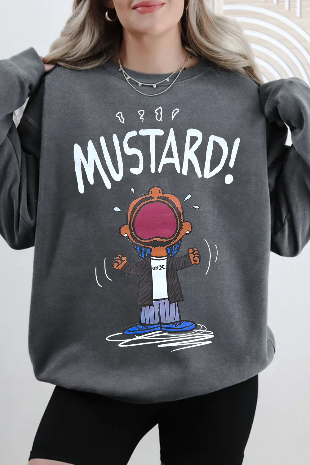 kendricklamar crew neck sweatshirt