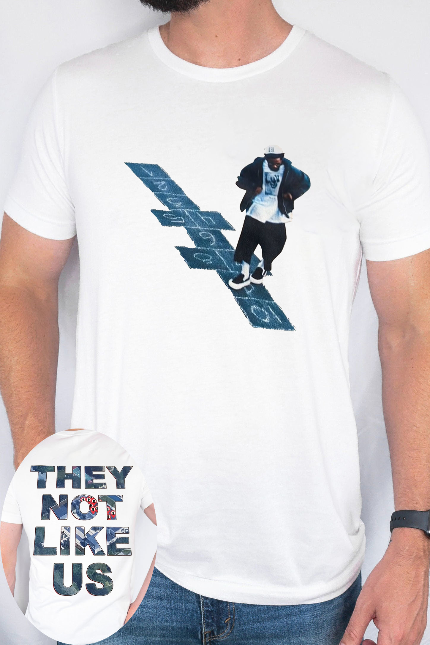 XXXTentacion double-sided printed men's short-sleeved T-shirt