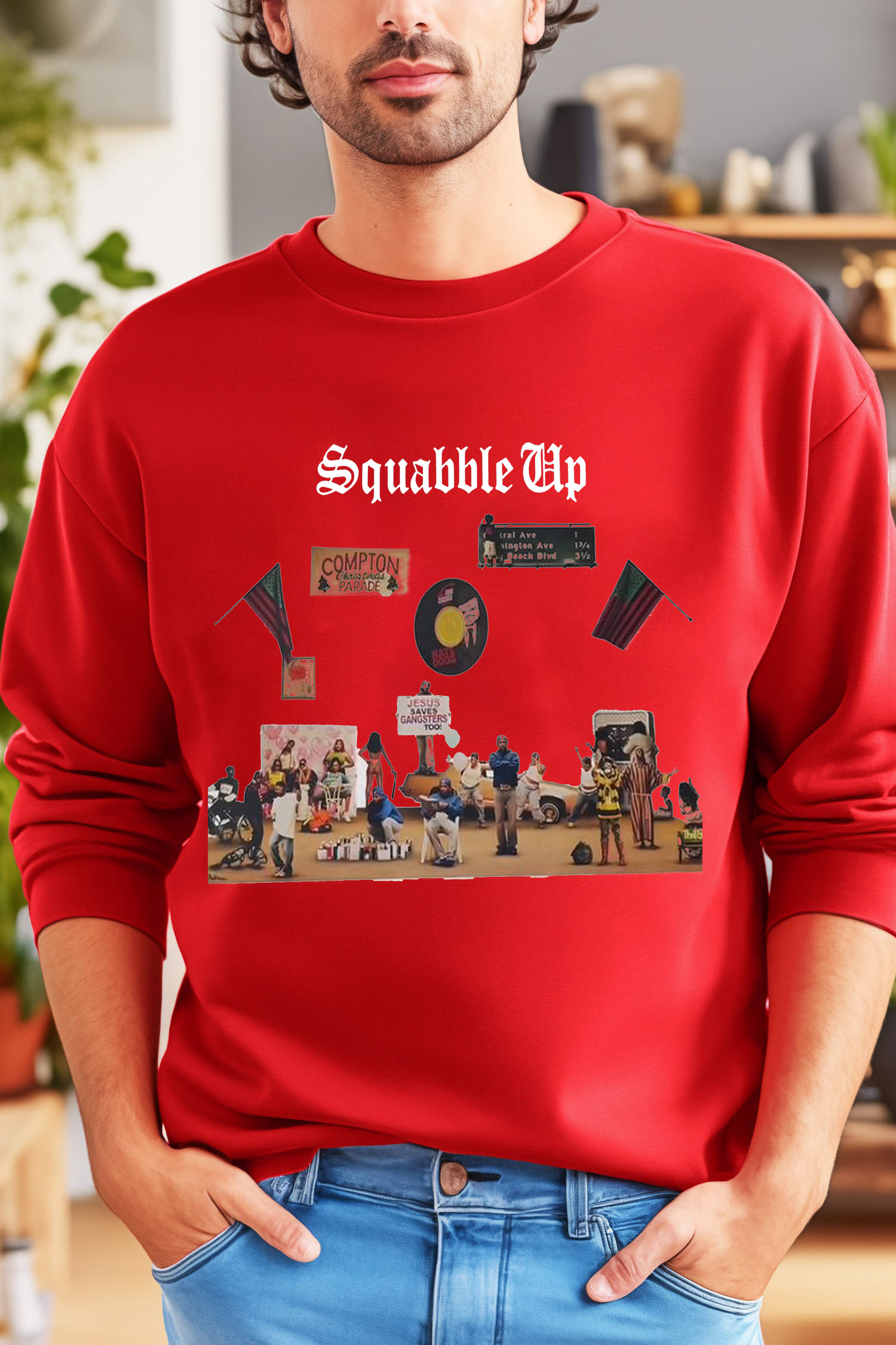 Kendrick casual round Sweatshirt For Men