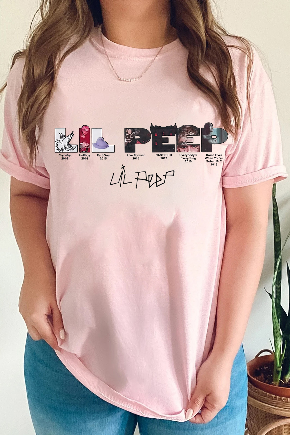 lilpeep fan t-shirt