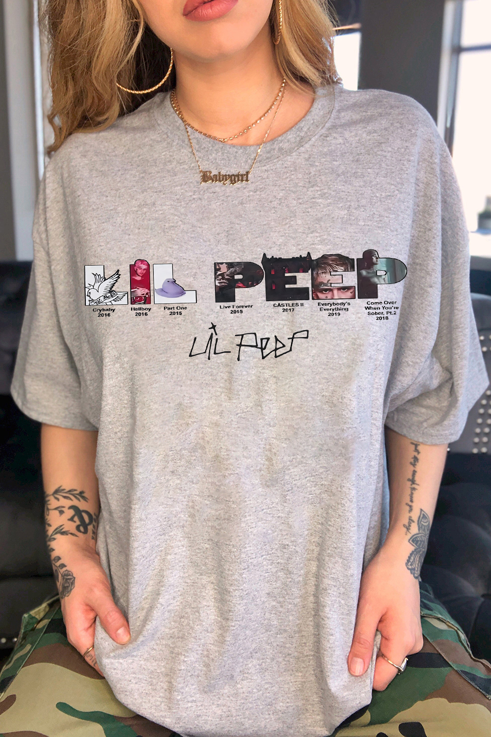 lilpeep fan t-shirt