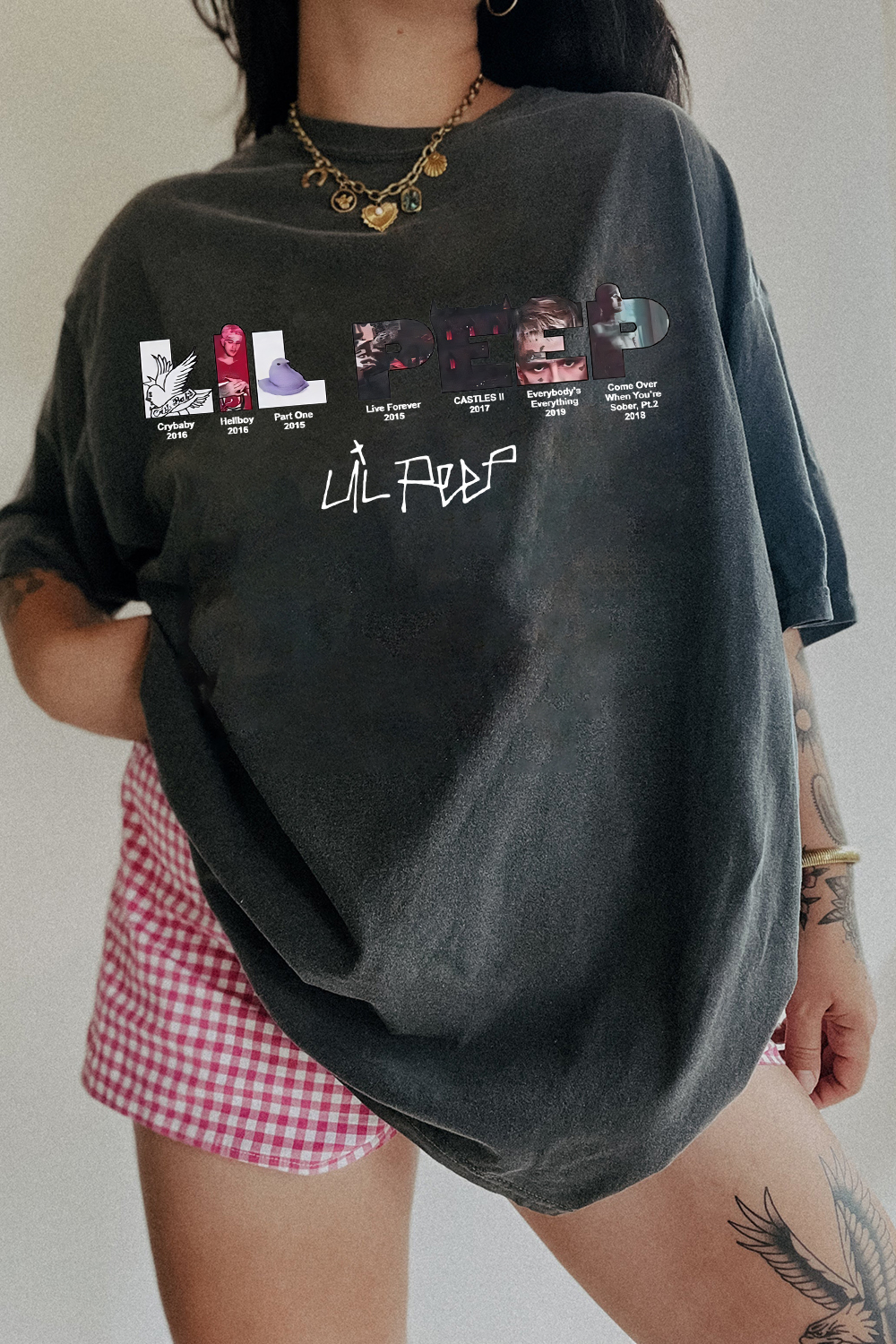 lilpeep fan t-shirt