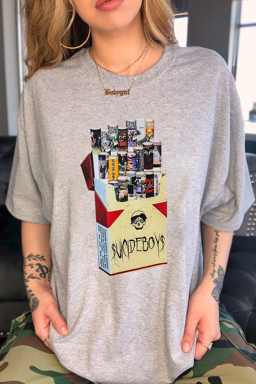 $uicideboy$ Personalized printed short-sleeved T-shirt