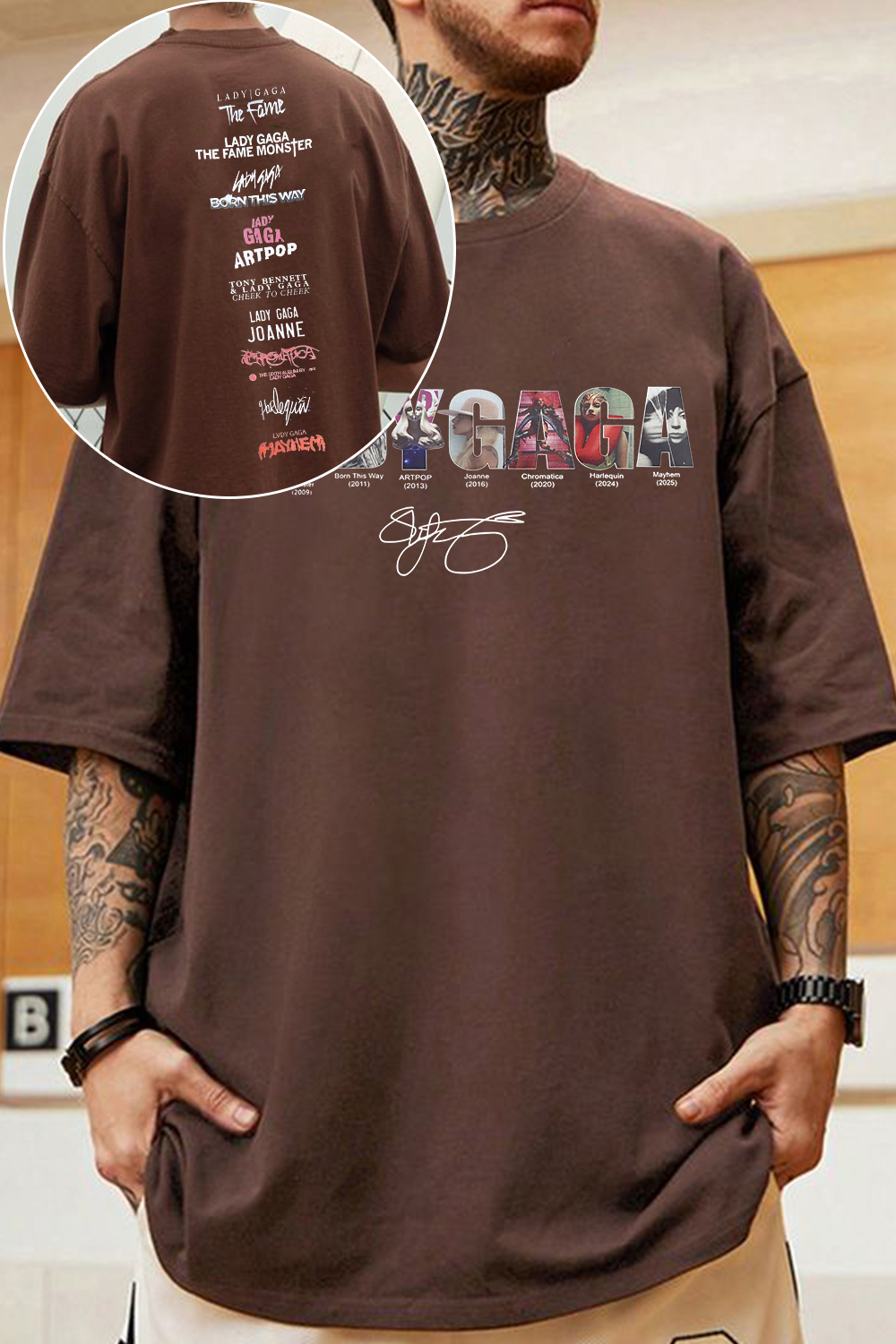 ladygaga Albums Men T-SHIRT