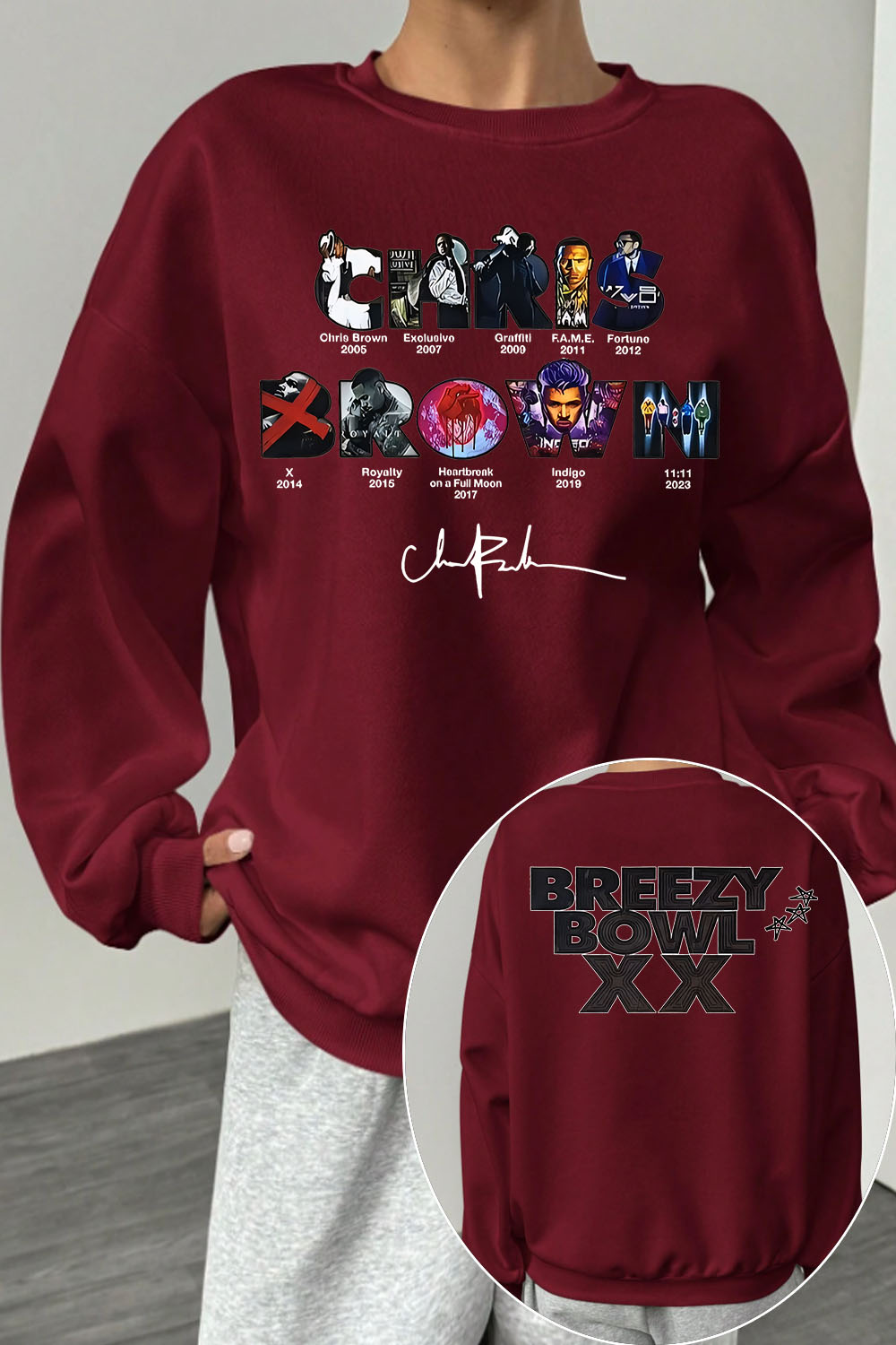 Breezy Bowl XX Tour🔥 crew neck sweatshirt