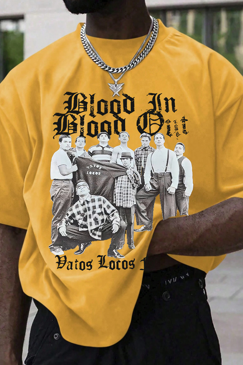 Blood in, blood out men T-shirt