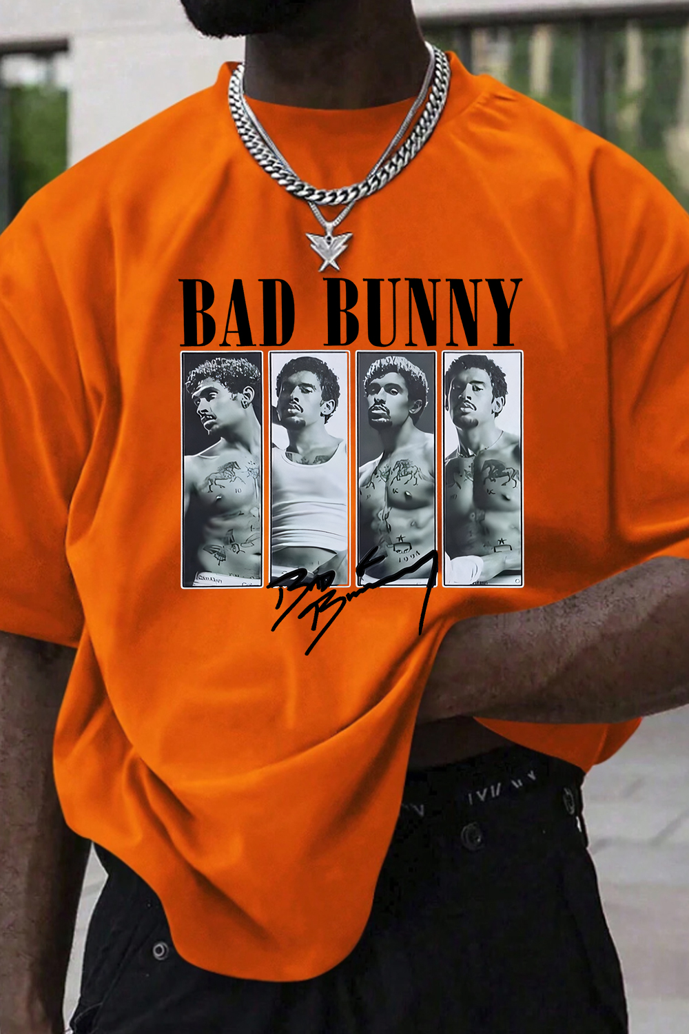 Bad Bunny Sexy print t-shirt