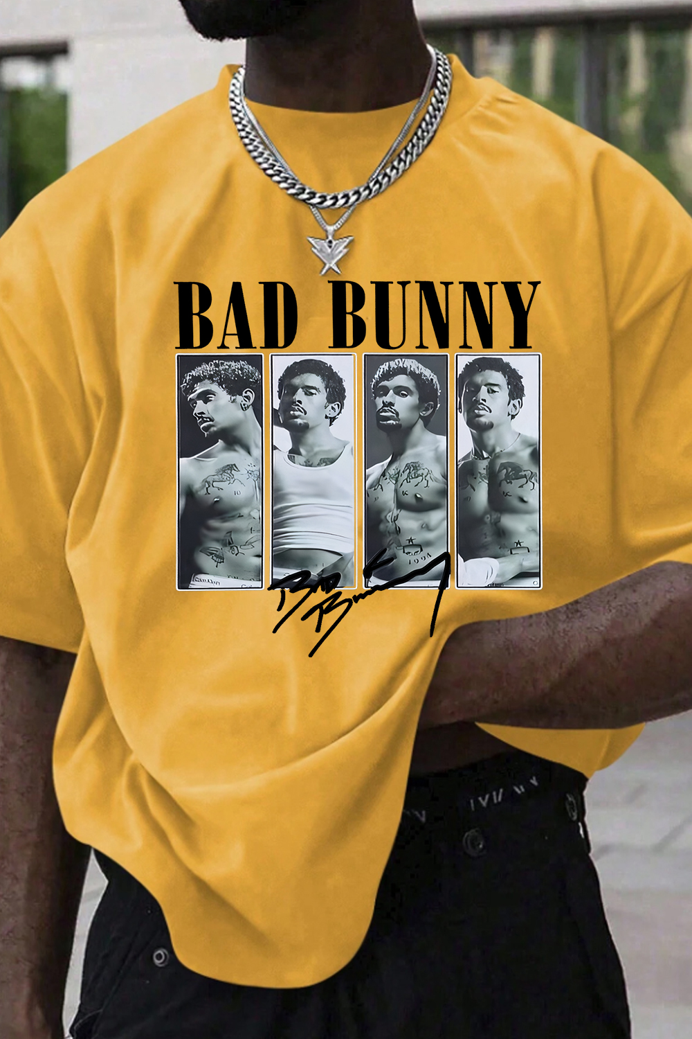 Bad Bunny Sexy print t-shirt