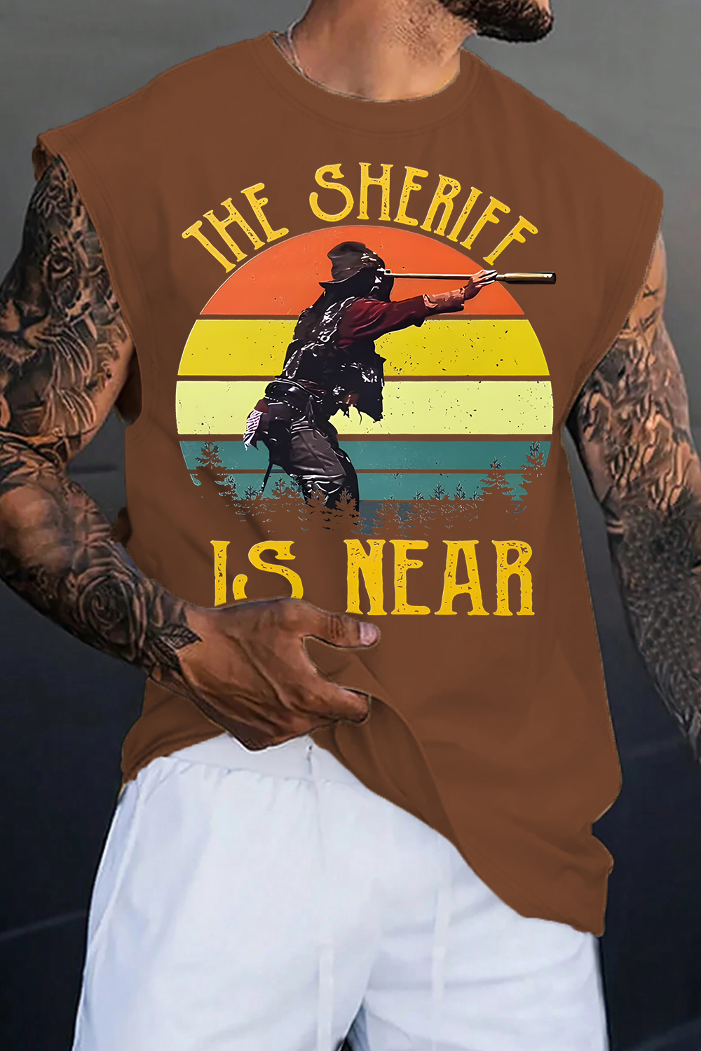 The Sheriff is near  blazingsaddles vest