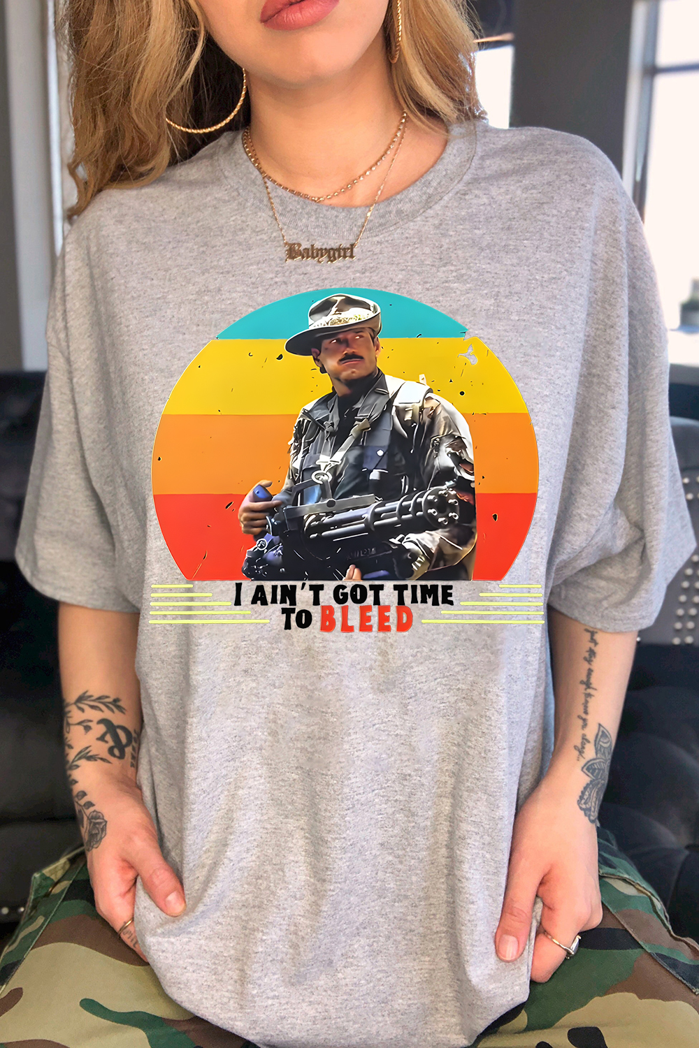 predator arnoldschwarzengegger women tee