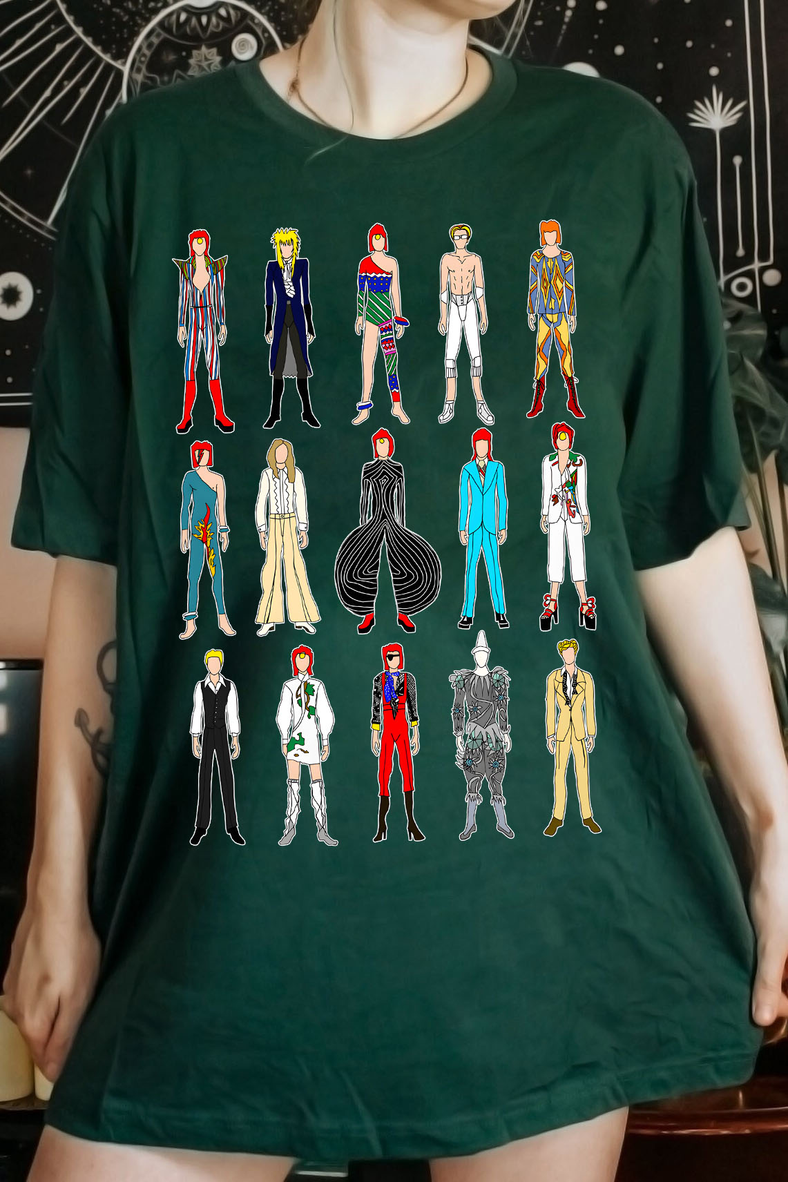 David Bowie Characters T-Shirt