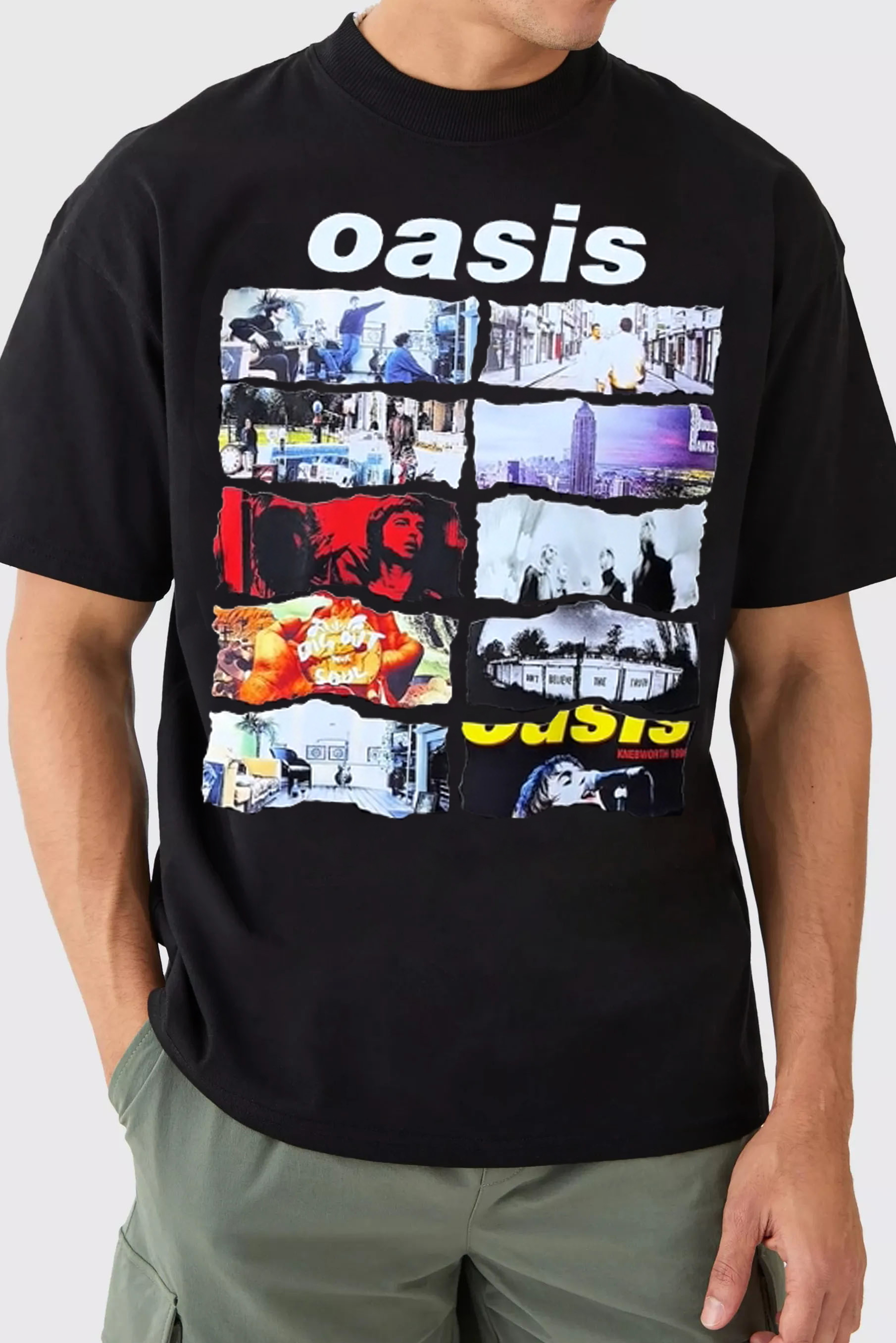 Oasis Unisex T Shirt Definitely Maybe Promo Official Reunion Tour 2025