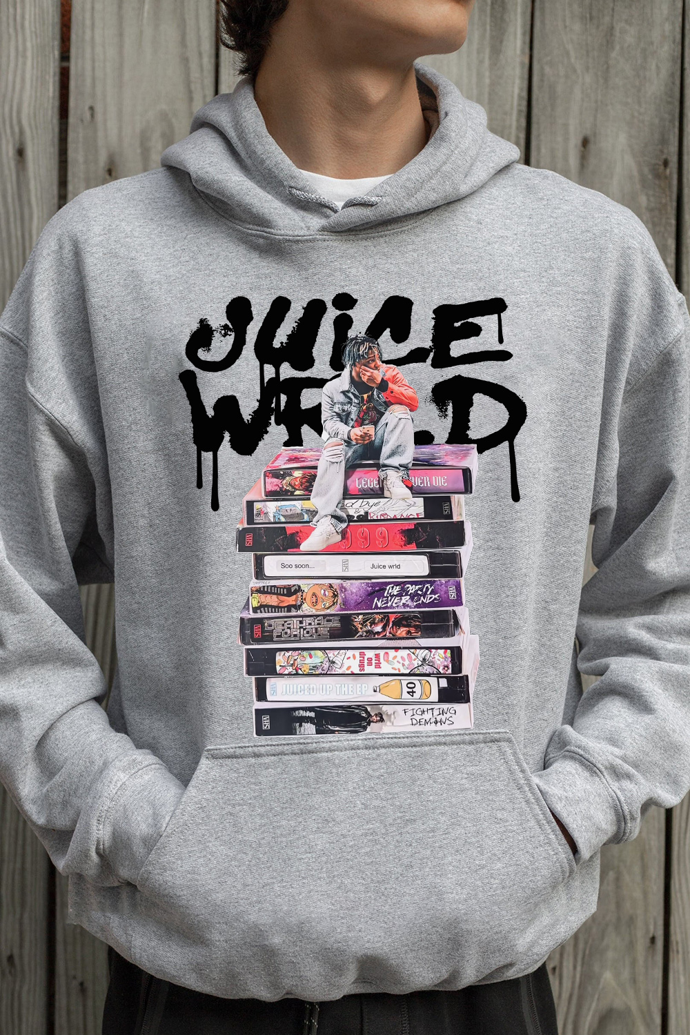 Juicewrld long sleeve men's hoodie