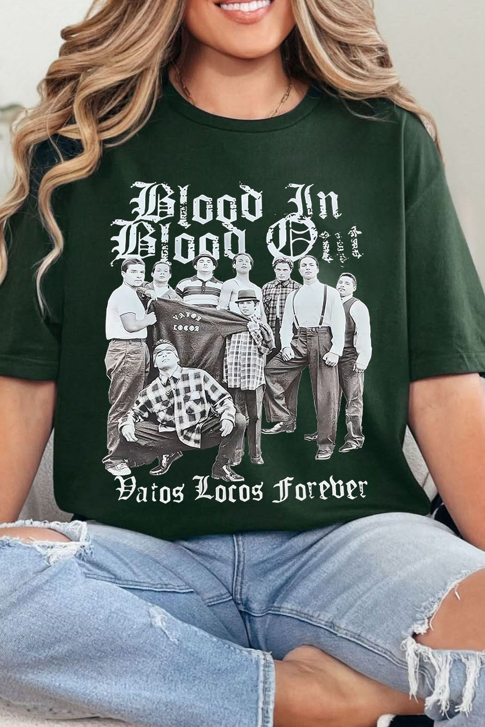 Blood in, blood out women T-shirt
