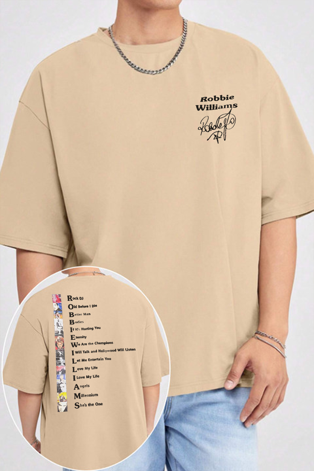 Robbie Williams Tour 2025 Shirt