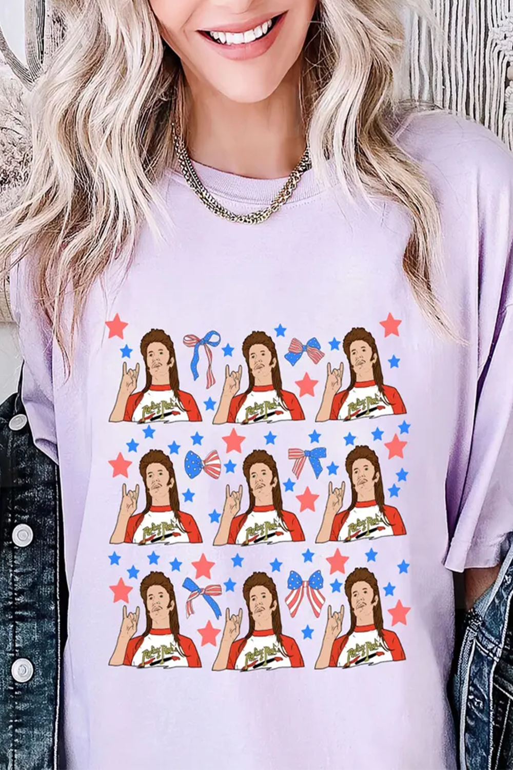 Joe Dirt 4th of July Coquette Shirt