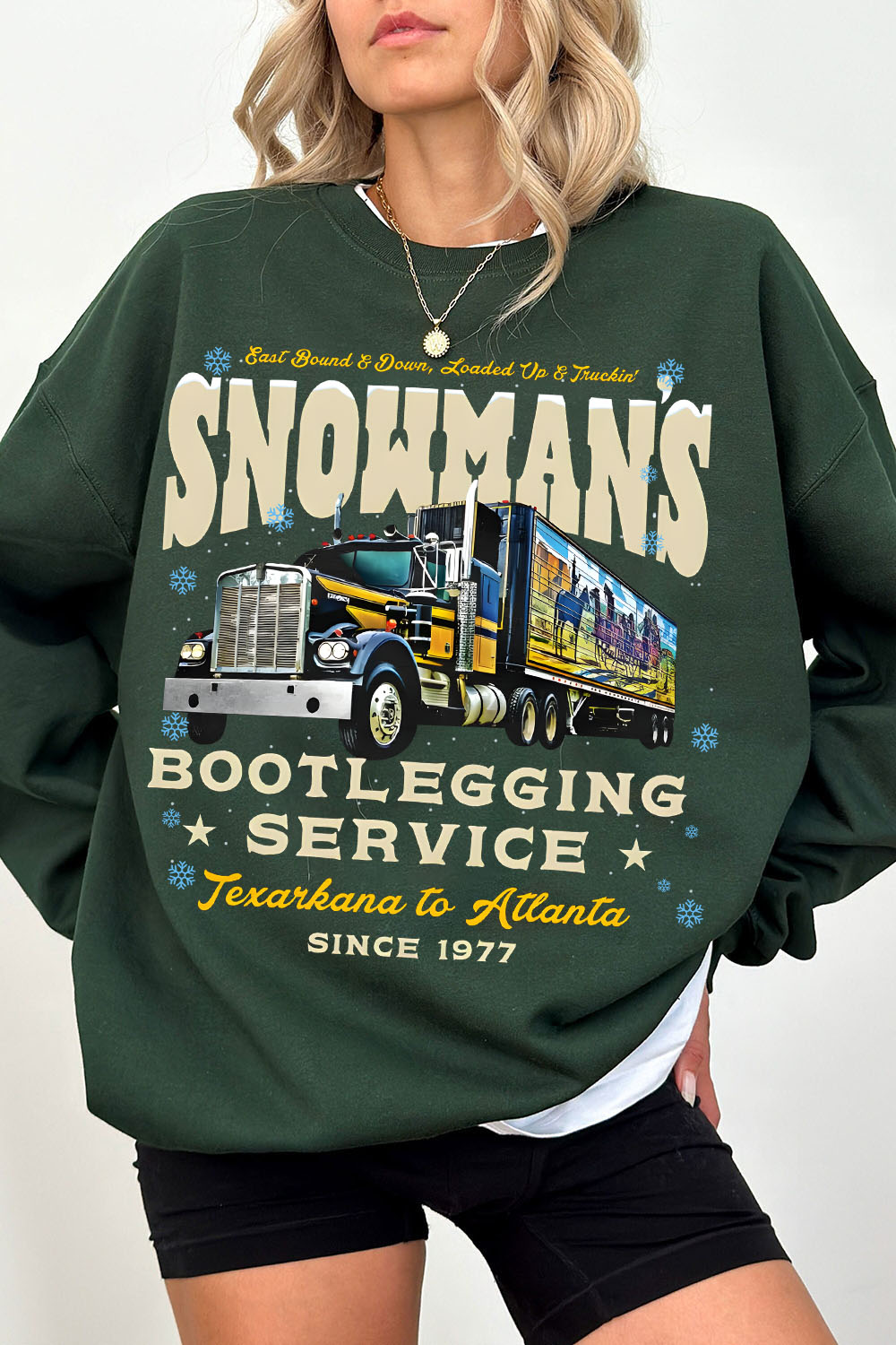 Christmas Smokey and the Bandit Women Sweatshirt