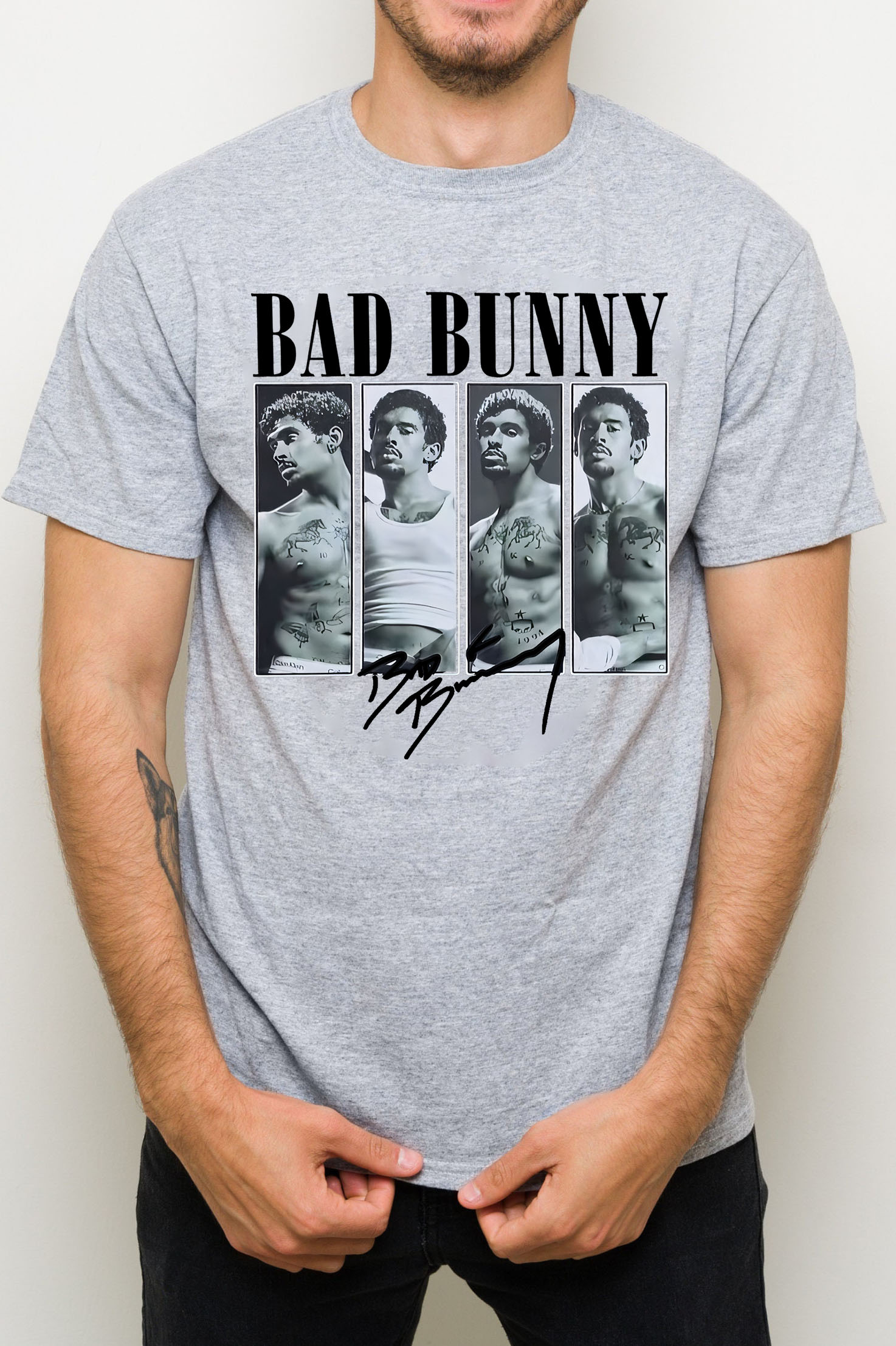 Bad Bunny Sexy print t-shirt
