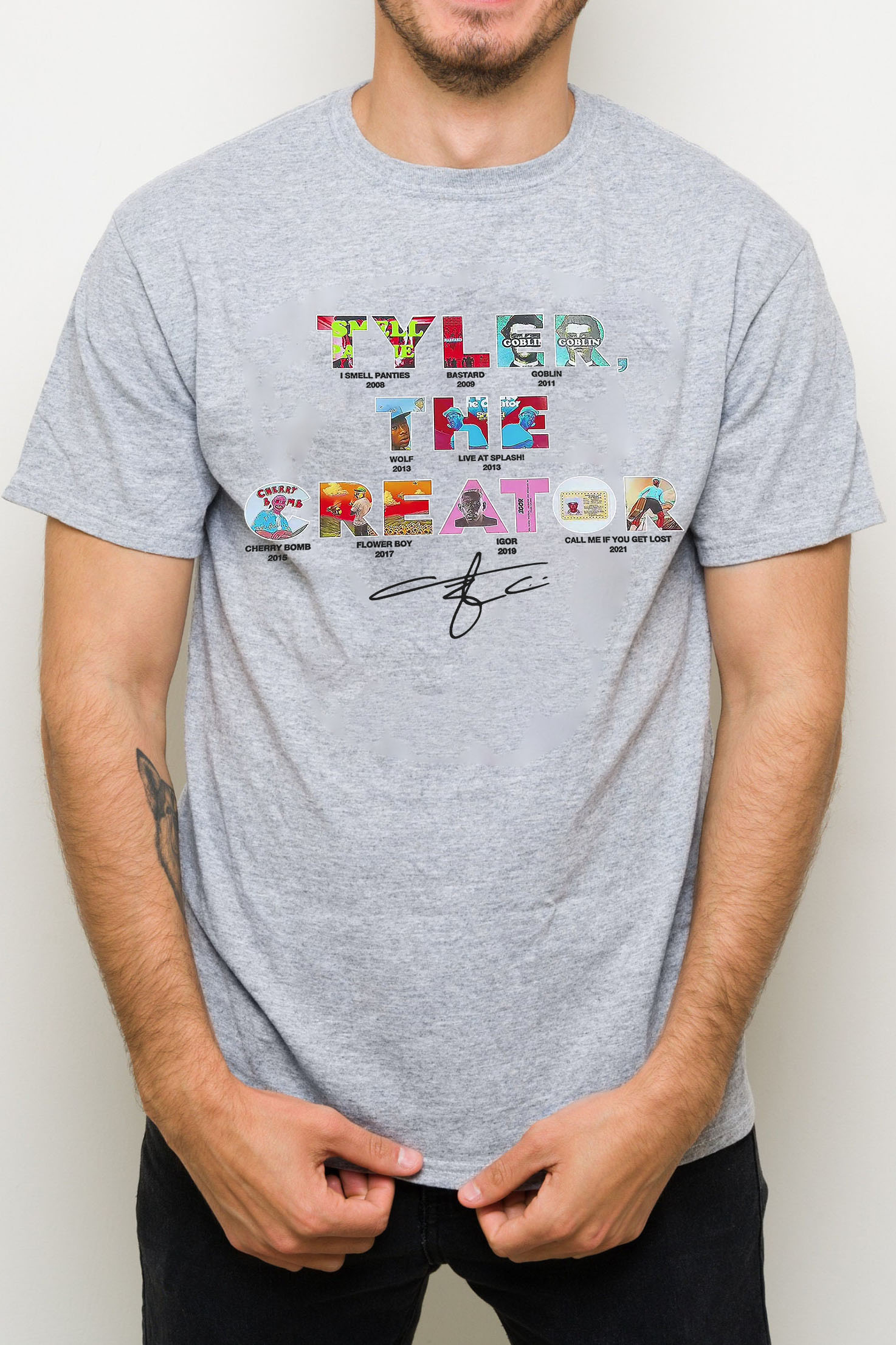 tylerthecreator crew neck Men tee