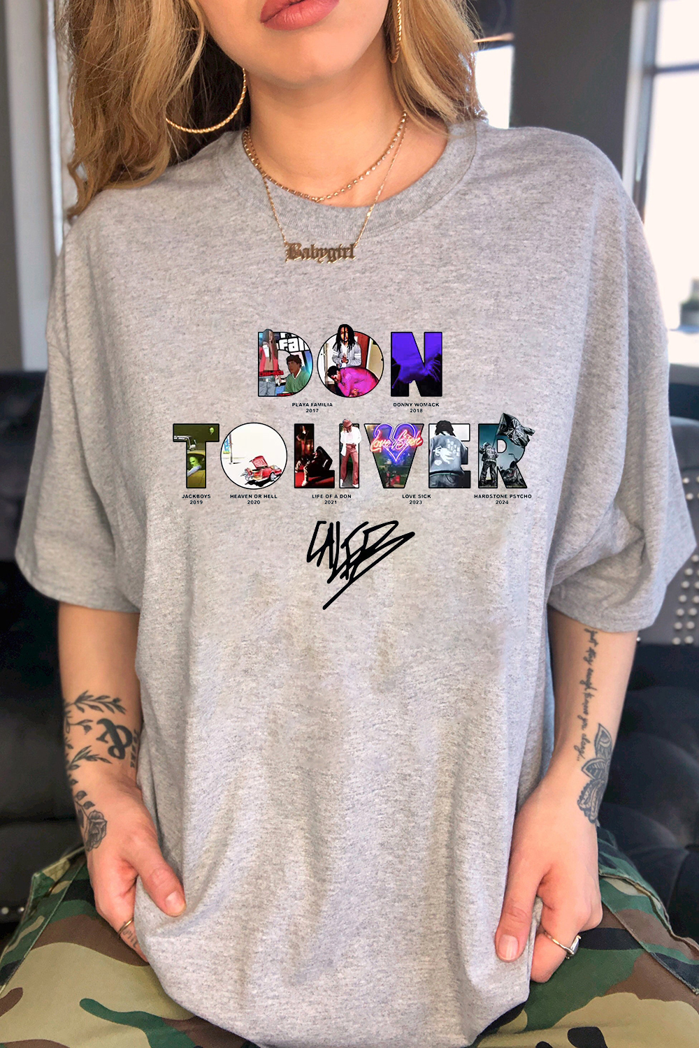 Don Toliver Albums Crew Neck Women  T-Shirt