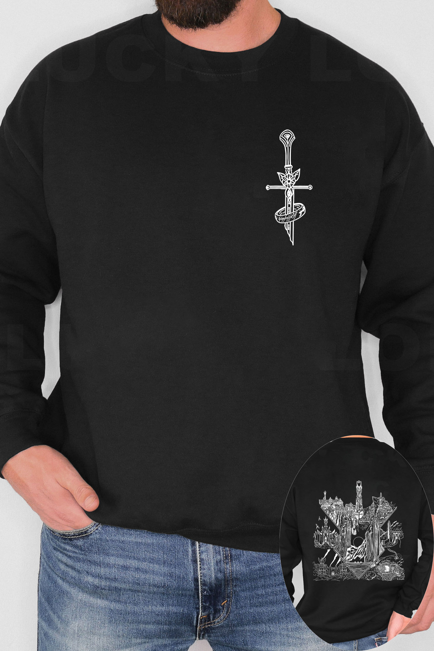 LOTR Middle Earth Inspired Sweatshirt For Men