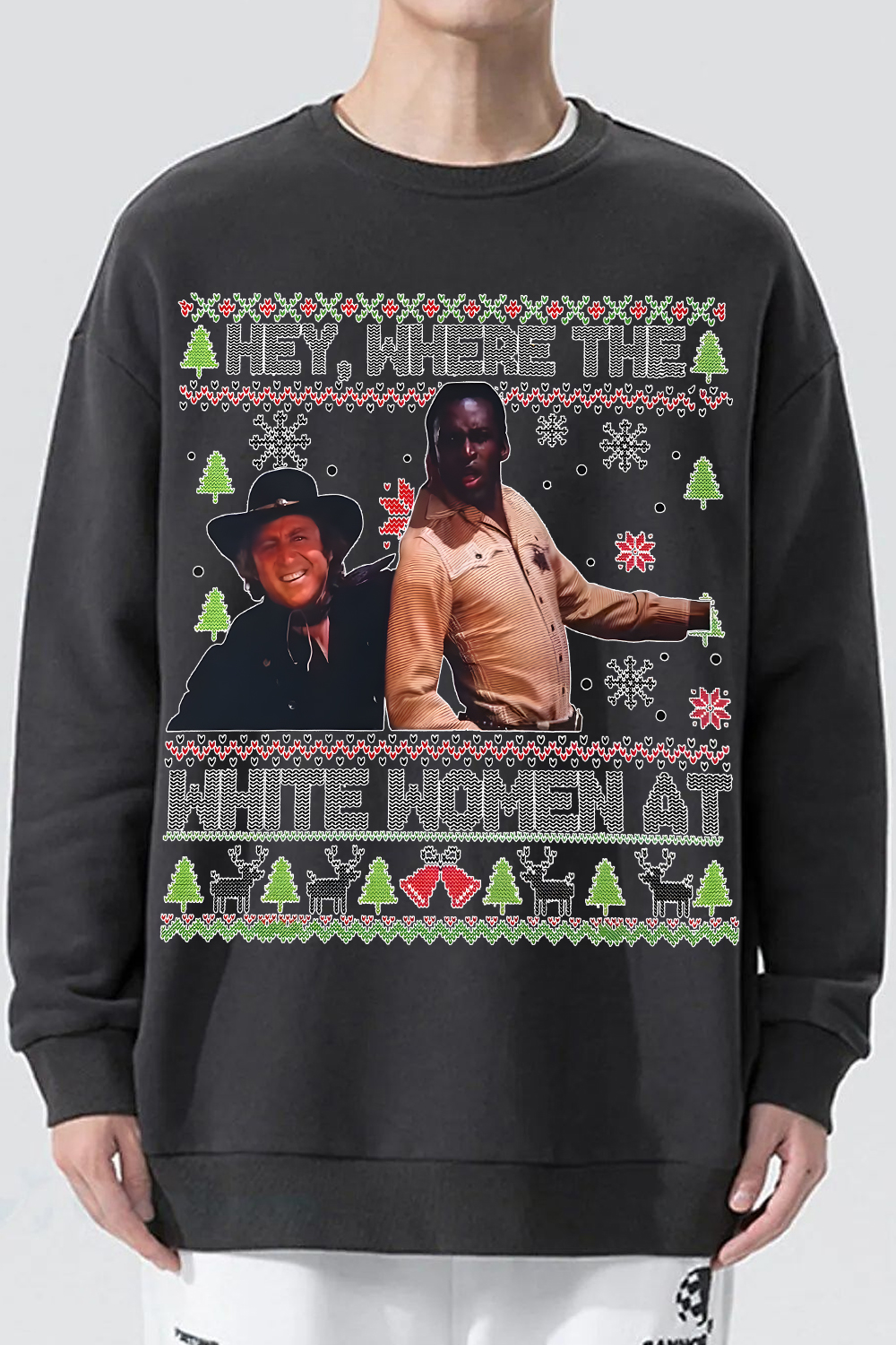 Blazing Saddles Christmas Ugly Sweatshirt