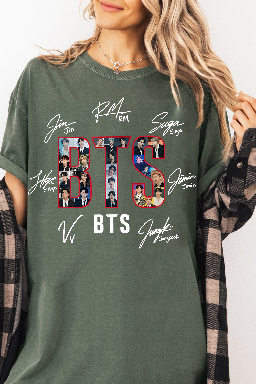 BTS Signature Print Tee