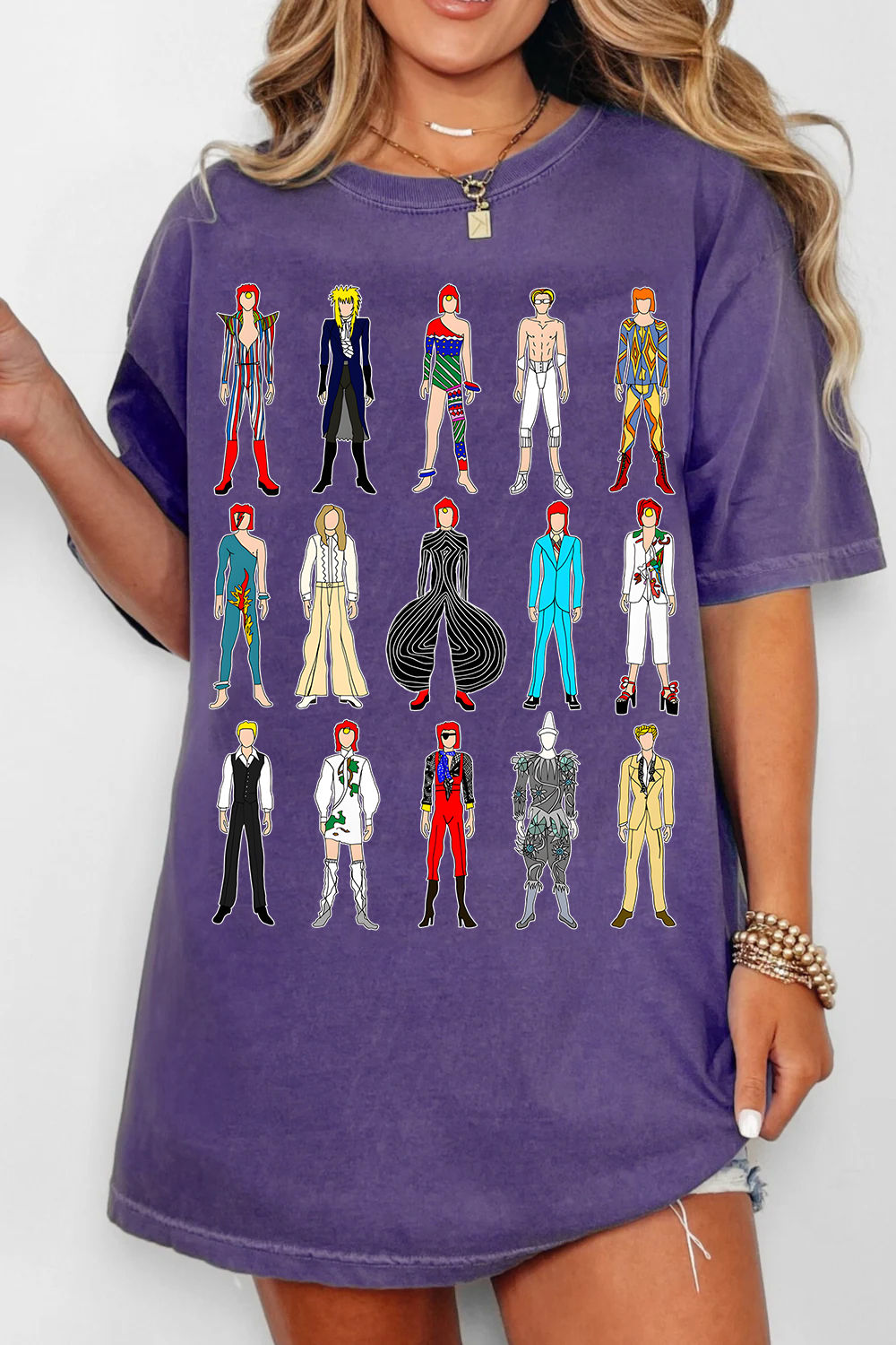 David Bowie Characters T-Shirt