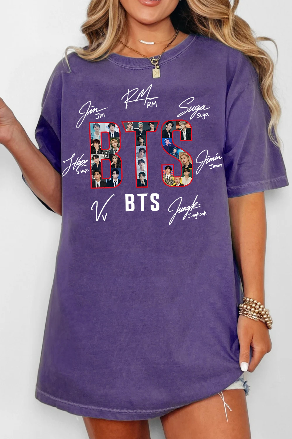 BTS Signature Print Tee