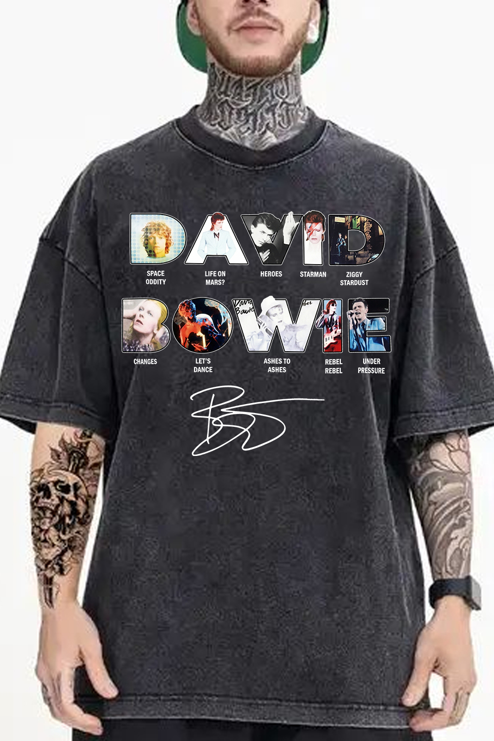David Bowie Washed Cotton Shirt
