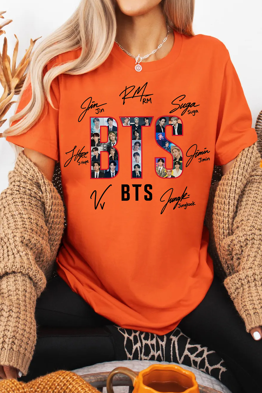 BTS Signature Print Tee