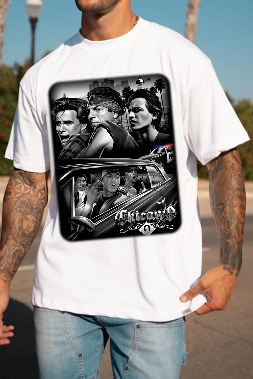 Chicano U Turn T Shirt